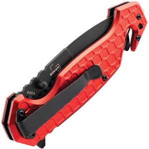 Basic Rescue Linerlock Red