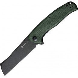 Traxler Linerlock Green Mic