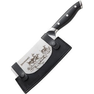Large Engraved Cleaver