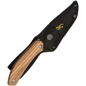 Fixed Blade Zebra Wood