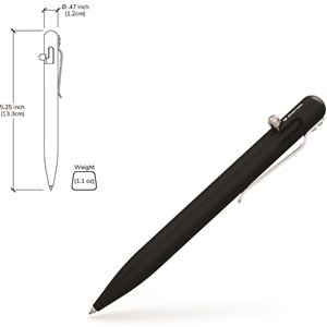 Bolt Action Pen Aluminum Black