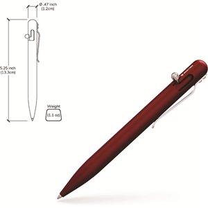 Bolt Action Pen Aluminum Red
