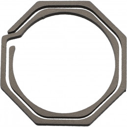 Ti Octagonal Keyring