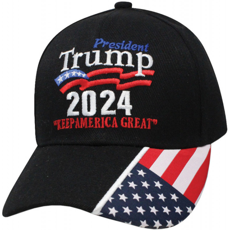 Trump 2024 Hat Black