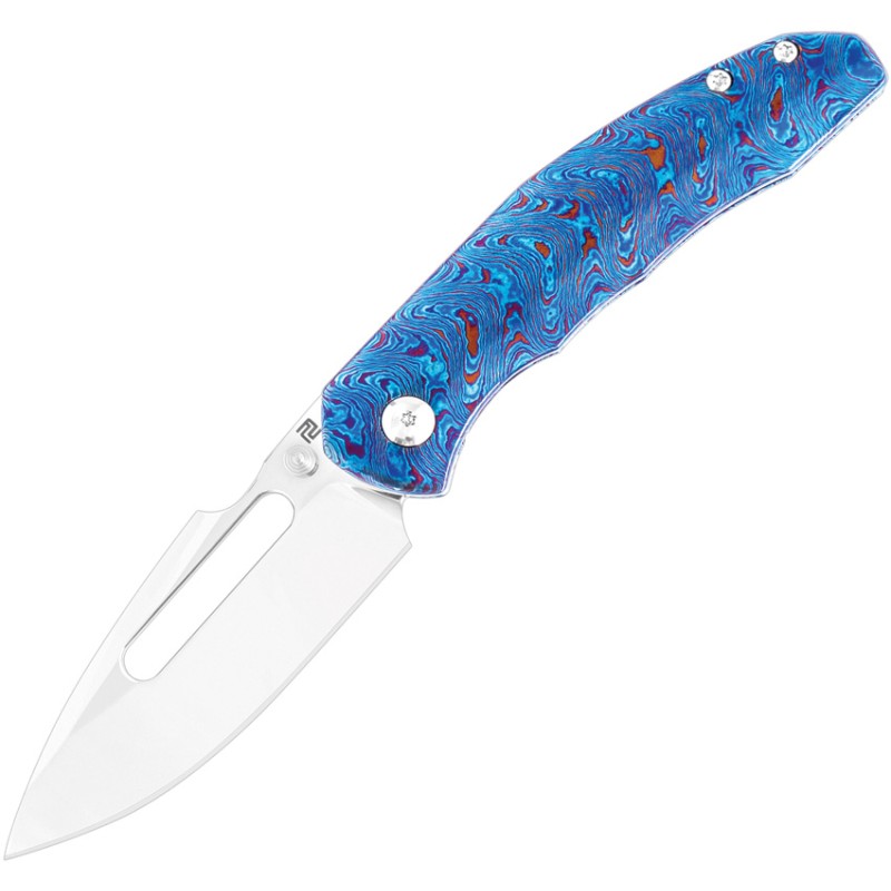 Boa Framelock Blue Timascus