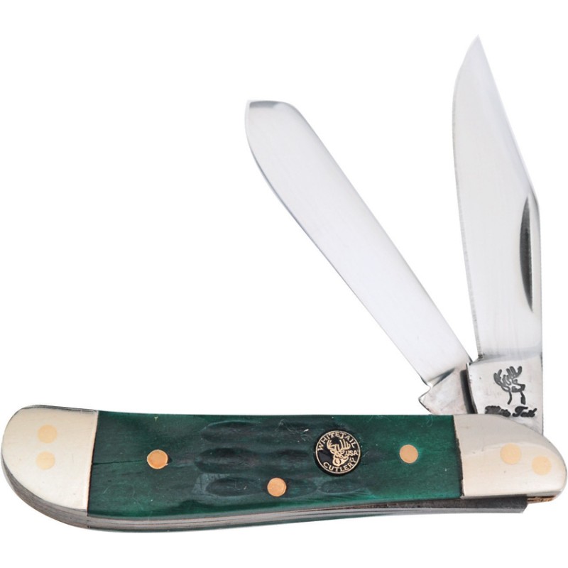 Dog Leg Trapper Green Bone