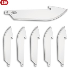 220 Drop Point Blade Pack 6