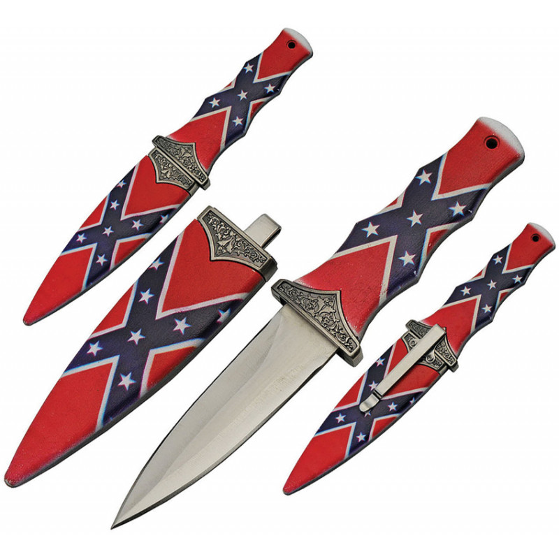 Boot Knife Confederate Flag