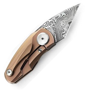 Tulip Damasteel Framelock Pink