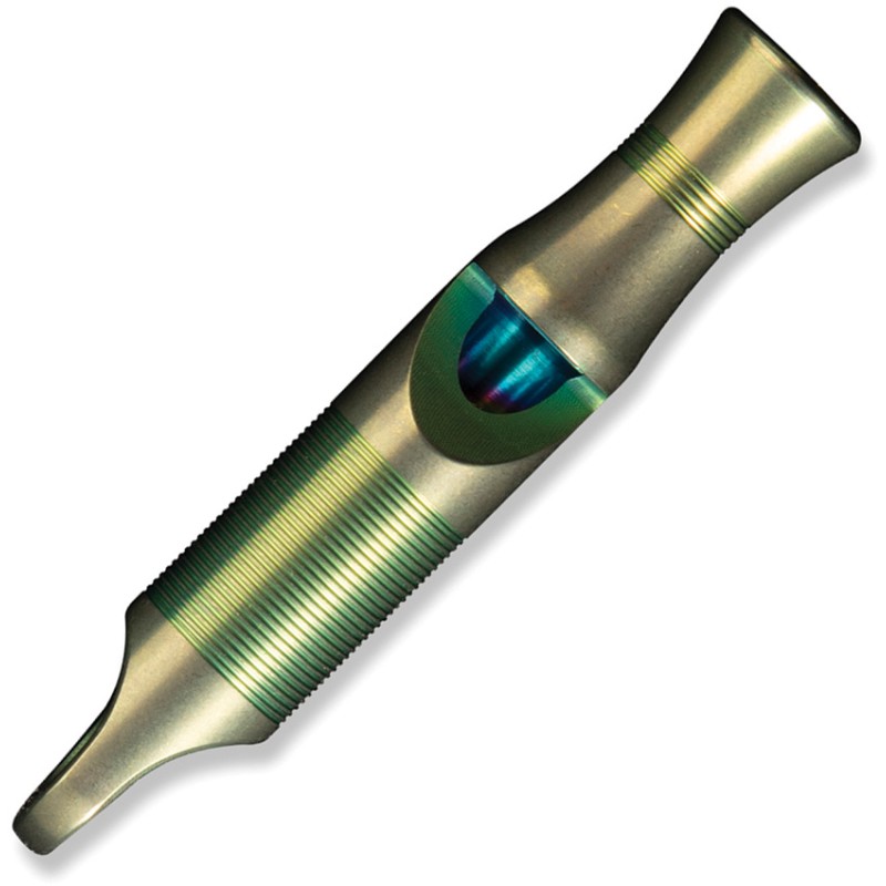 Titanium Whistle Green Cord