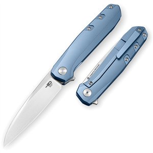 9 Framelock Ti Blue
