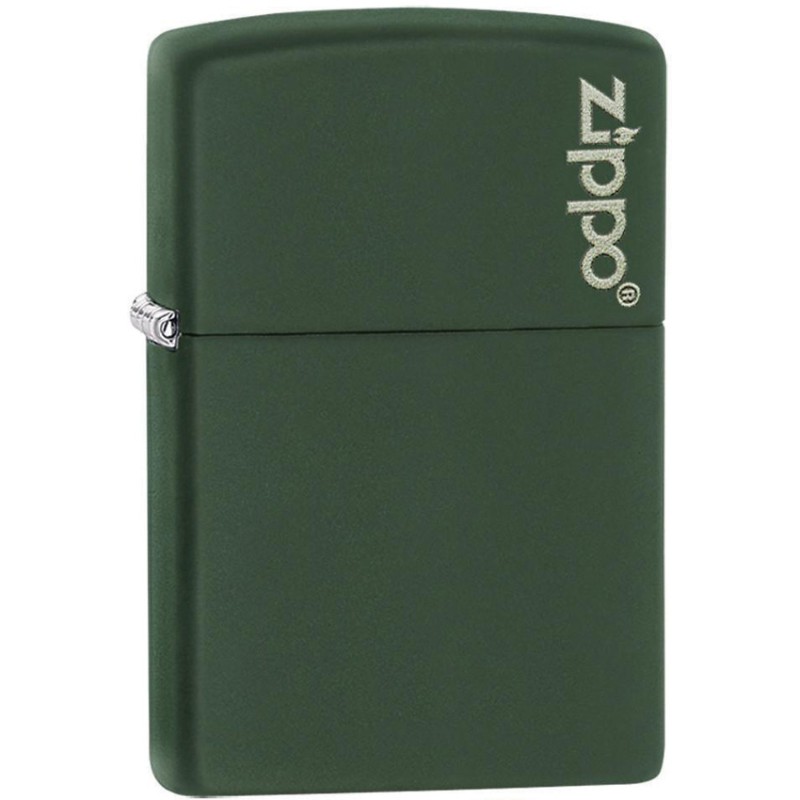 Zippo Logo Matte Green