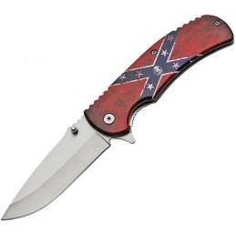 Confederate Flag Linerlock A/O