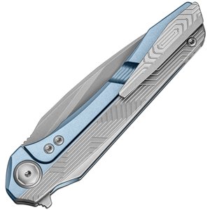 Wet Nelly Button Lock Ti Blue