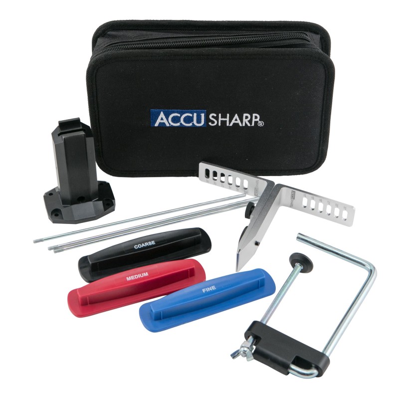 AccuSharp 060C 3Stone Precision Set CoarseMediumFine Diamond Alumina Ceramic Sharpener Multi Color