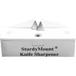 AccuSharp 004C SturdyMount Sharpener Diamond Tungsten Carbide Sharpener Gray