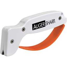 AccuSharp 007C AugerSharp Sharpener Diamond Tungsten Carbide Sharpener WhiteOrange