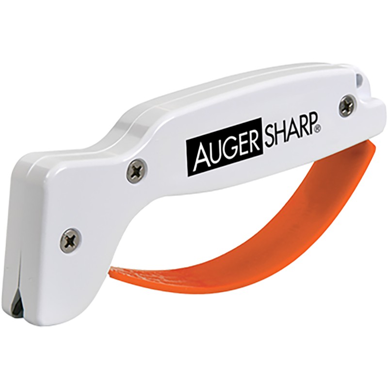 AccuSharp 007C AugerSharp Sharpener Diamond Tungsten Carbide Sharpener WhiteOrange