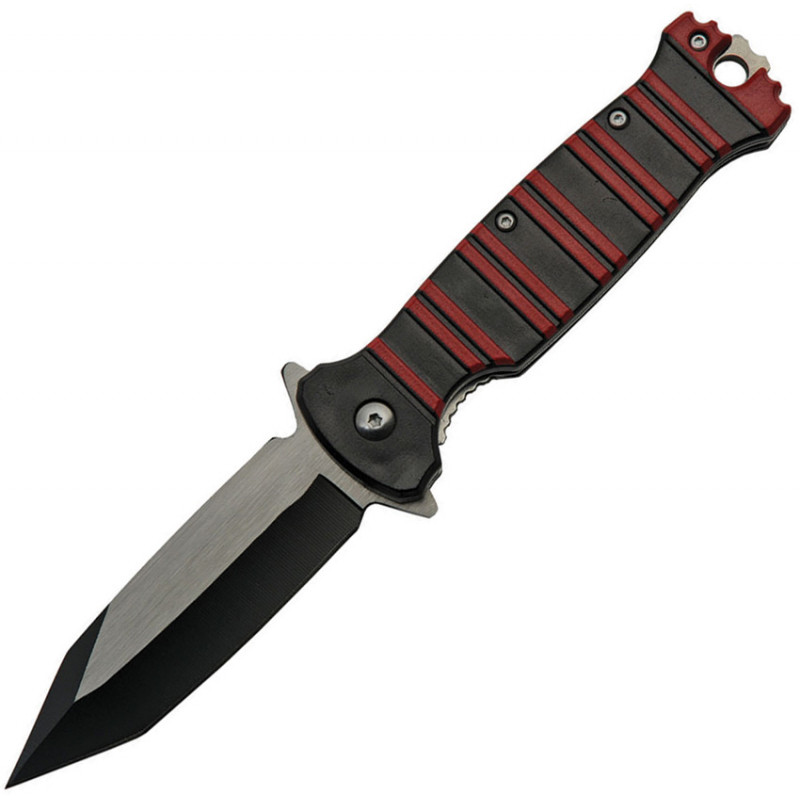 Stripe Linerlock A/O Red