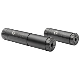 ADVANCED ARMAMENT COMPANY 64283 Halcyon  22 Cal Rimfire Rated Up To 5.7x28mm Modular Design Black TitaniumSteel 1228 tpi DT Moun