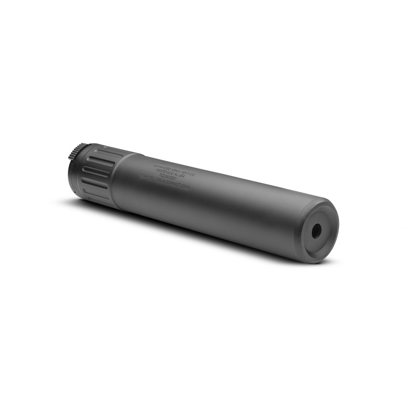 ADVANCED ARMAMENT COMPANY 65041 Silencer TitanQD 338 Lapua Mag8.6 Blackout Black Cerakote