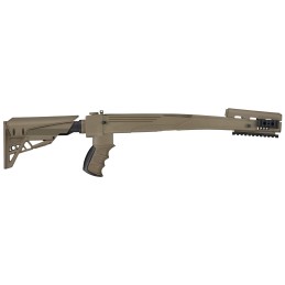 ATI Outdoors B2201232 Strikeforce  Flat Dark Earth Synthetic Chassis with Fully Adjustable Folding Stock X1 Style Grip Fits SKS