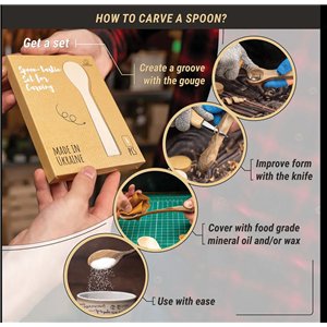 Spoon Blanks Carving Set