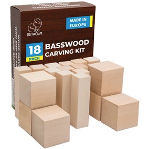 Basswood Carving Block Set