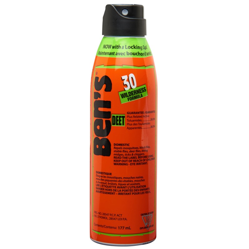 Bens 00067178 30  Odorless Scent 6 oz Aerosol Repels Ticks  Biting Insects Effective Up to 8 hrs