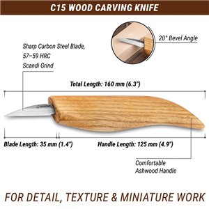 Detail Wood Carving Knife
