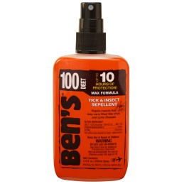 Bens 00067080 100  Odorless Scent 3.40 oz Spray Repels Ticks  Biting Insects Effective Up to 10 hrs