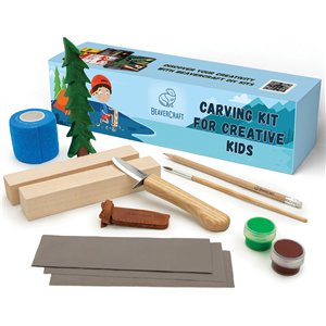 Spruce Tree Carving Kit