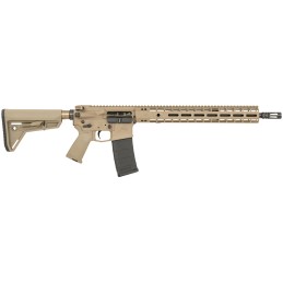 Aero Precision APCR640442 M4E1  5.56x45mm NATO 301 16 MidLength Barrel FDE 15 Enhanced MLOK Handguard Magpul GripSL Carbine Stoc