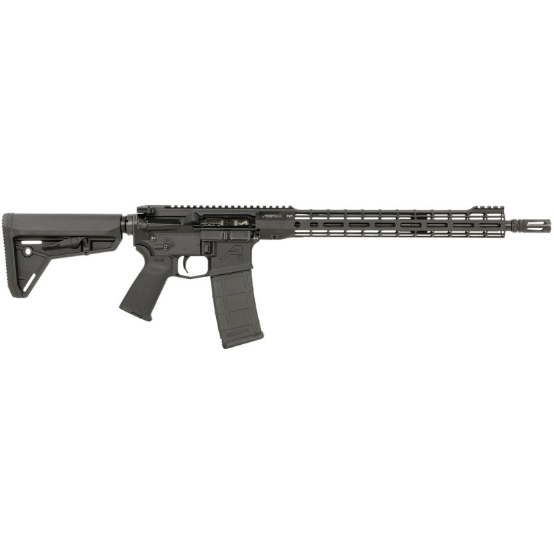 Aero Precision APCR640438 M4E1  5.56x45mm NATO 301 16 MidLength Barrel Black 15 SONE MLOK Handguard Magpul GripSL Carbine Stock 