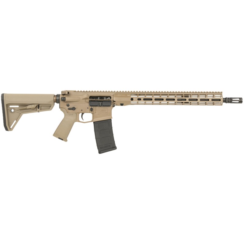 Aero Precision APCR640441 M4E1  5.56x45mm NATO 301 16 MidLength Barrel FDE 15 RONE MLOK Handguard Magpul GripSL Carbine Stock Am