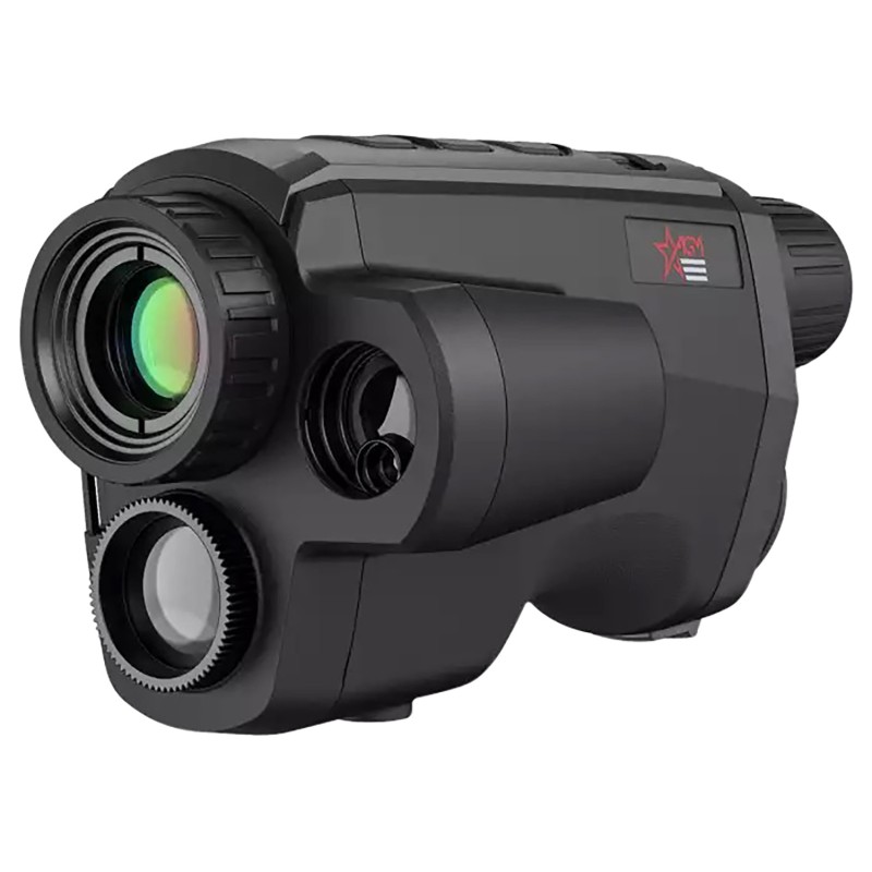 AGM Global Vision 3142451304FM21 Fuzion LRF TM25384 Thermal Monocular Black 2.520x25mm 384x288 50Hz Resolution Zoom 1x2x4x8x Fea