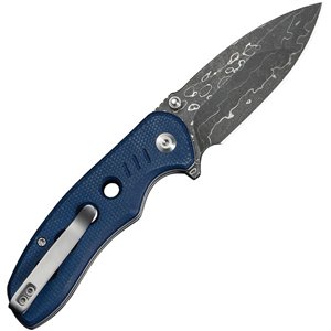 Triptych Button Lock Blue