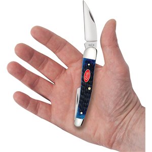 Seahorse Whittler Navy Bone