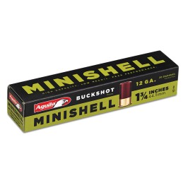 Aguila 1CHB1288 Minishell Buckshot 12 Gauge 1.75 58 oz 4B 7P1B 4P Shot 20 Per Box 25 Case