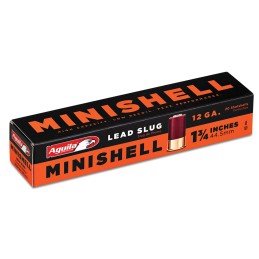 Aguila 1C128974 Minishell  12 Gauge 1.75 78 oz Slug Shot 20 Per Box 25 Case