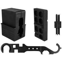 Aim Sports ATARAK Armorers Kit  Black Anodized AR15M4M16 Metal Handle