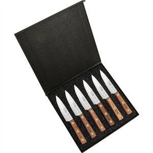 Steak Knife Set Walnut