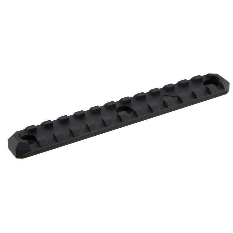 Aim Sports MLRS3 13 Slot Picatinny MLok Rail Section  Black Anodized