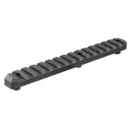 Aim Sports KMRS3 15 Slot Picatinny Keymod Rail Section  Black Anodized