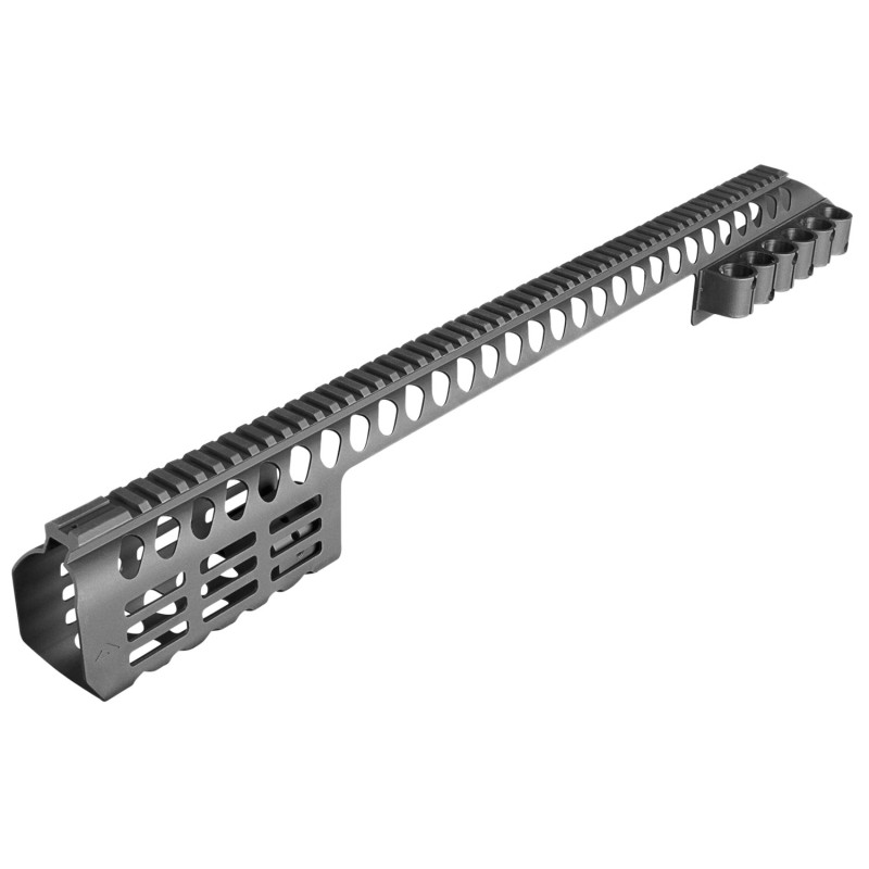 Aim Sports MTMSG870 Modular Rail System  24.90 MLOK Style Made of Aluminum with Black Finish  Picatinny Rail for Remington 870 I