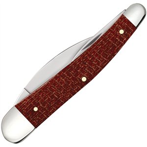 Seahorse Whittler Red Burlap