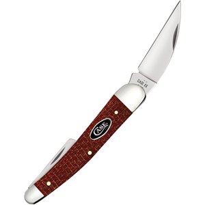 Seahorse Whittler Red Burlap