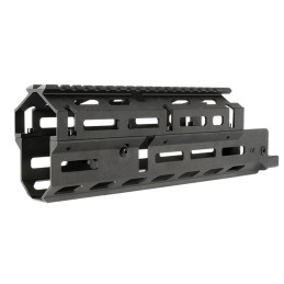 Aim Sports MMAK03 Handguard  Medium  Dropin MLOK 2Piece Style Made of 6061T6 Aluminum with Black Anodized Finish for AK47