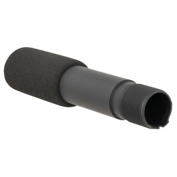 Aim Sports ARPTUB Pistol Buffer Tube  with Pad Black Fits AR15 Platform