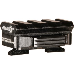 AimShot MTMQR40PR MLOK Adapter  Quick Release Black Anodized Aluminum Picatinny Rail Mount